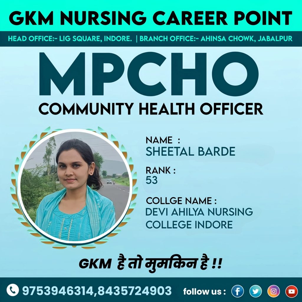 e provide coaching for all nursing entrance exam with our best coaching skills provided by our dedicated coaching staff in Indore. We are especially welcome to GNM , Post BSC , BSC & MSC Nursing student. Now you can also join our course GNTST , PNST , 12th MNS & AIIMS BSC Nursing for 12th passed student